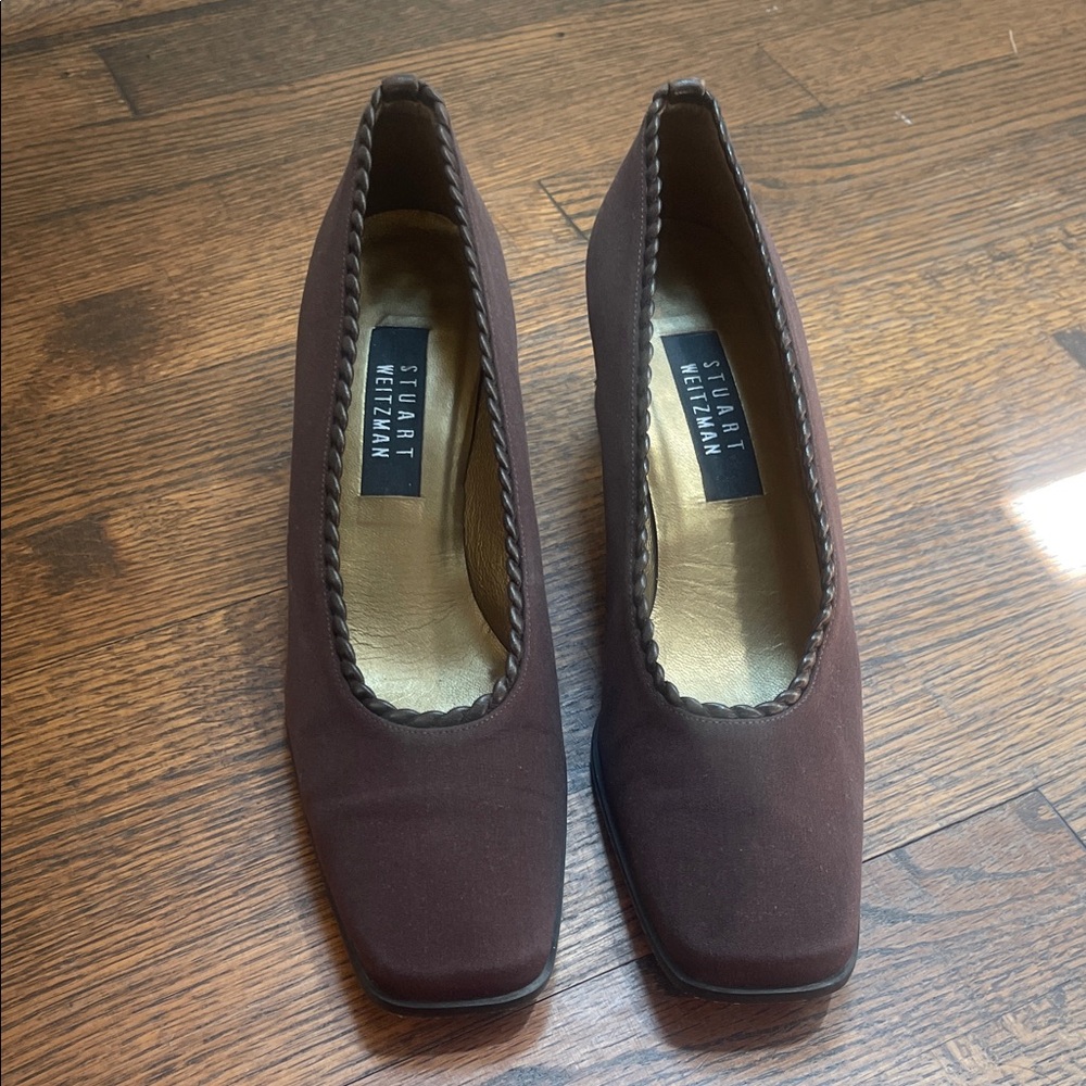 Stuart Weitzman Chocolate Brown Heels - sz 10.5 AA